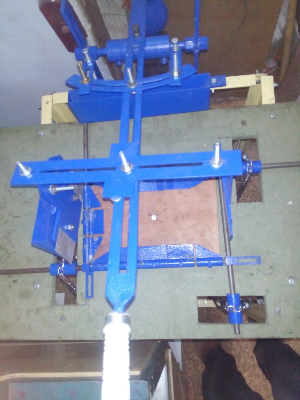 New folding cum pasting machine
